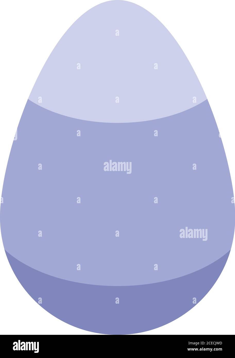 Farm chicken egg icon, isometric style Stock Vector