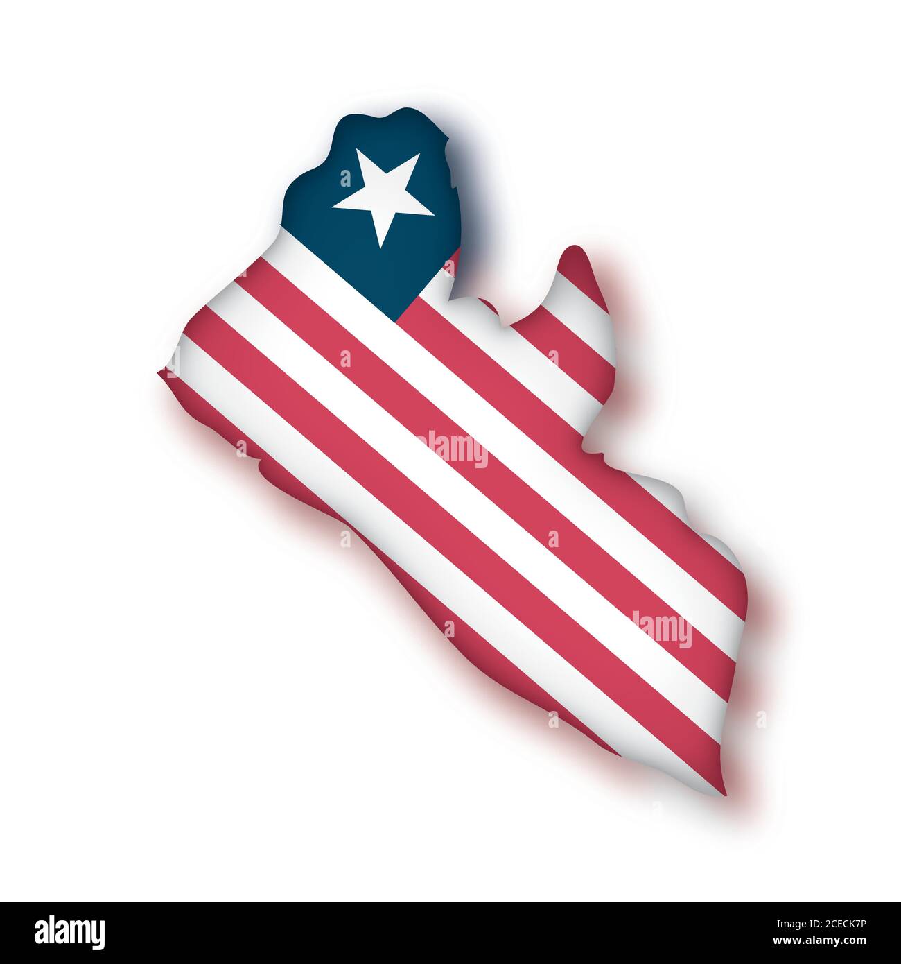 Map Of Liberia High Resolution Stock Photography and Images - Alamy