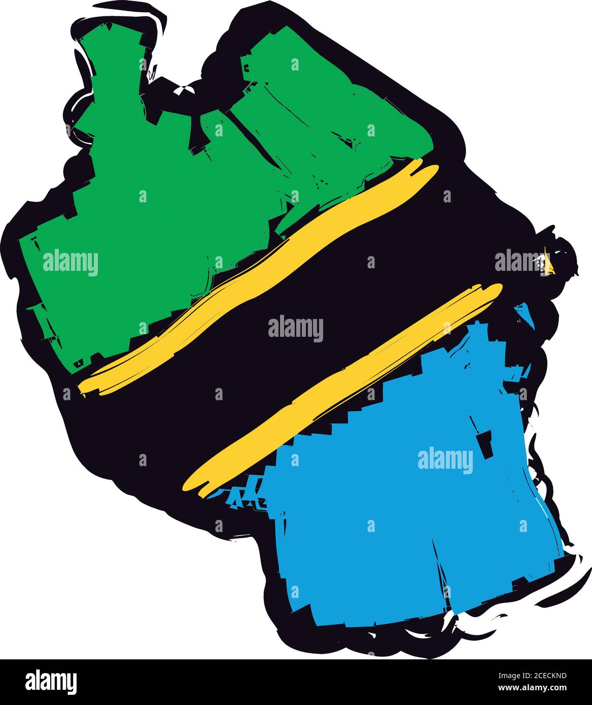 Map of tanzania hi-res stock photography and images - Alamy