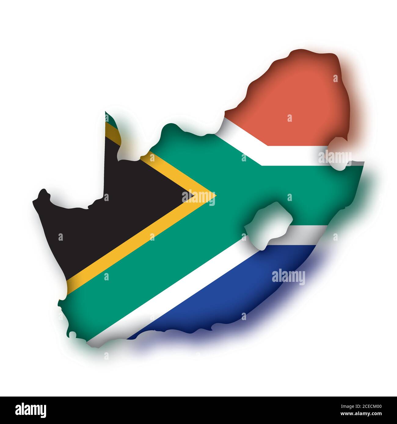 Africa continent paint hi-res stock photography and images - Alamy