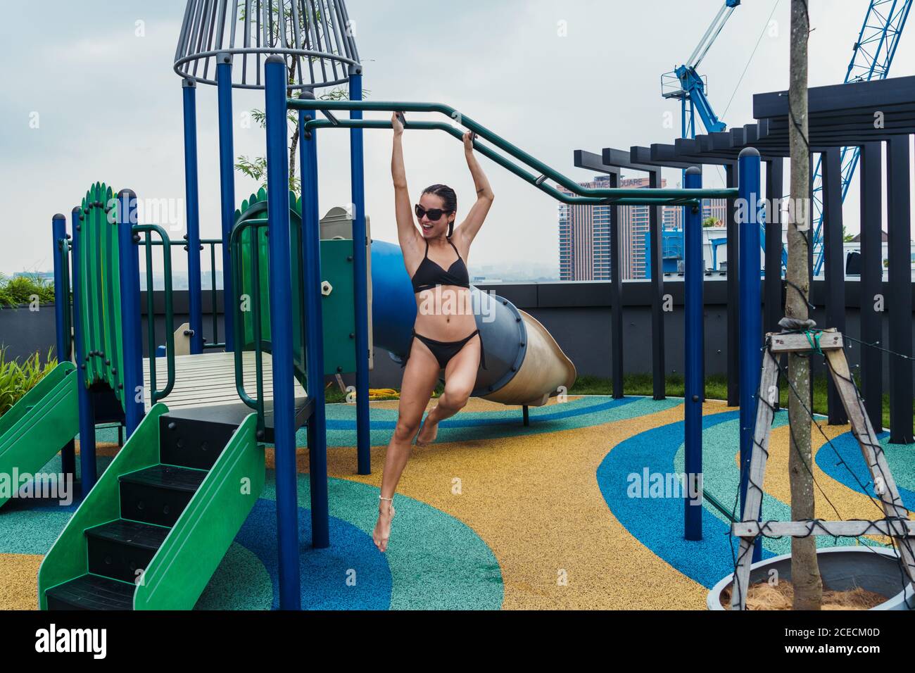 Teenager in bikini - Playground