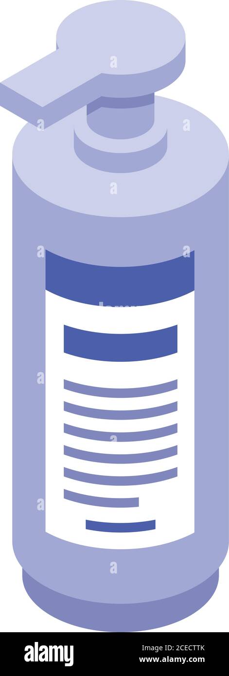 Self-care disinfector icon, isometric style Stock Vector