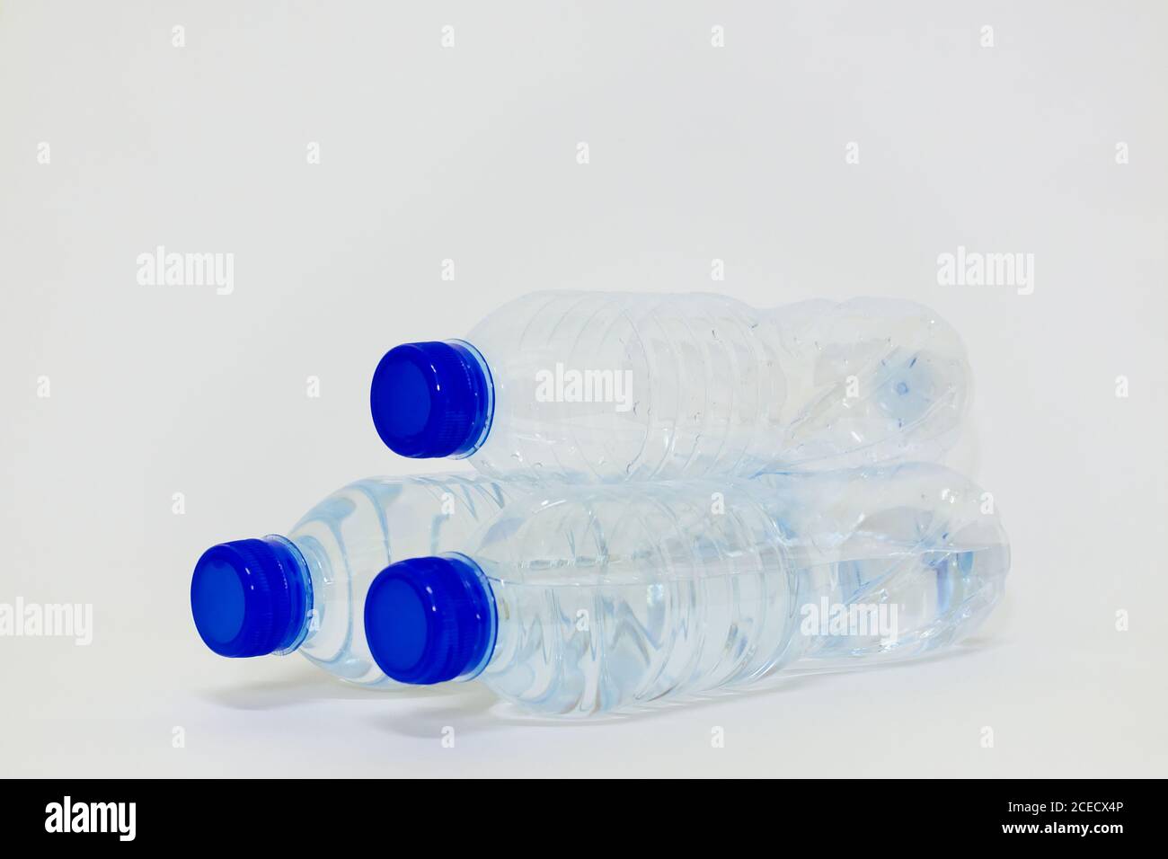 Plastic water bottle in white background Stock Photo - Alamy