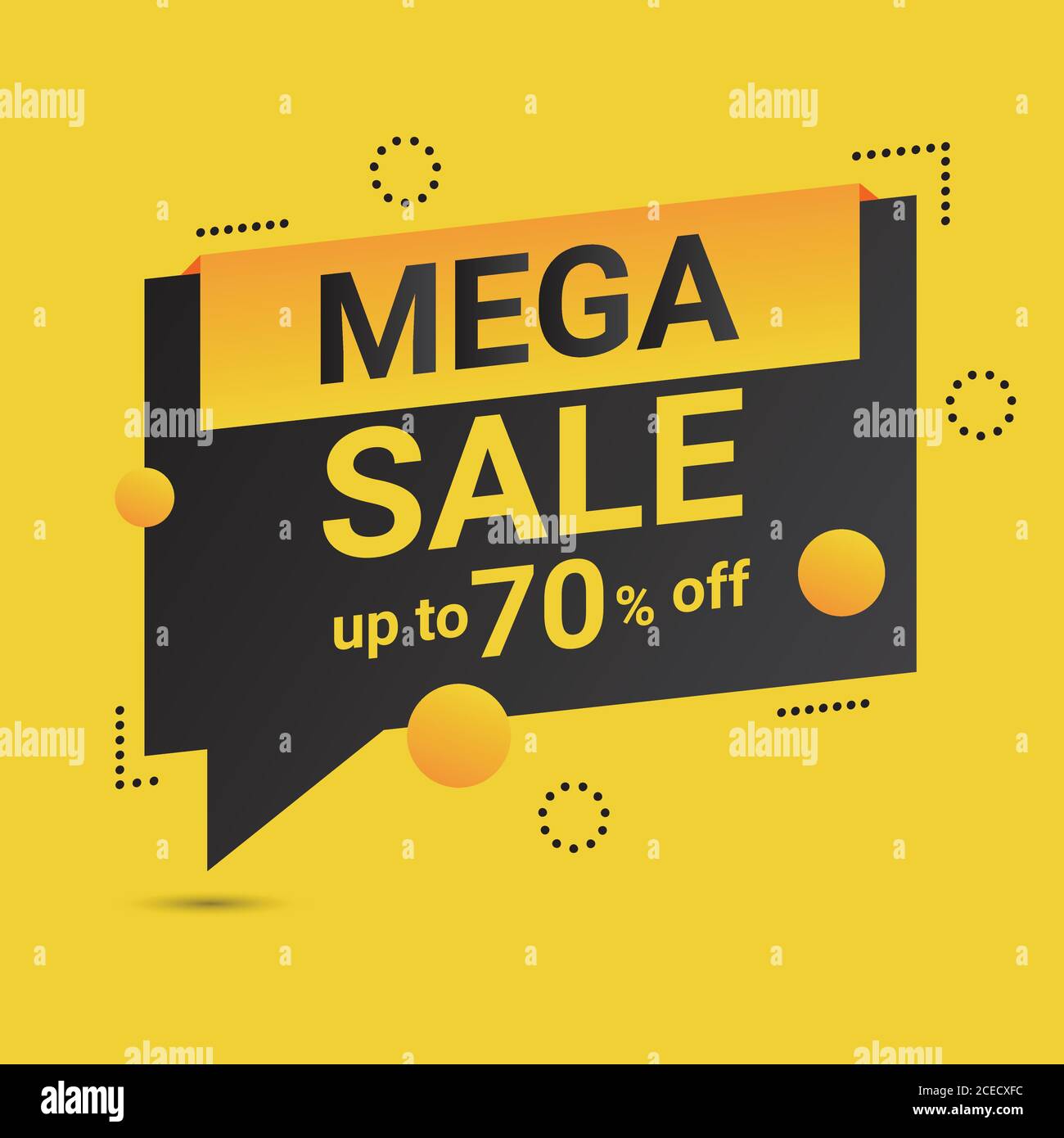 Modern Background Mega Sale banner for Graphic Design - Banner, Poster,  Flyer, Brochure, Card. Vector Illustration Stock Vector Image & Art - Alamy