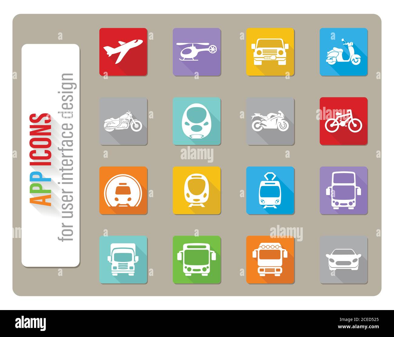 Transport mode icons Stock Vector Image & Art - Alamy