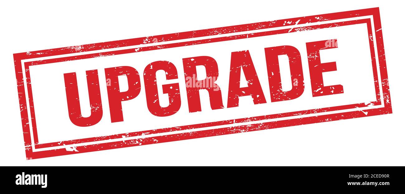 Upgrade stamp Cut Out Stock Images & Pictures - Alamy