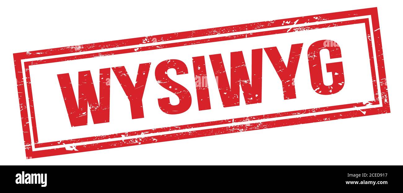 Wysiwyg hi-res stock photography and images - Alamy