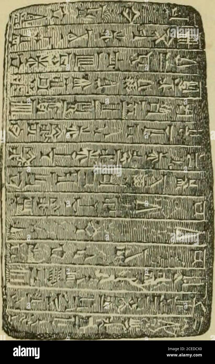The Eastern Nations And Greece Lt F K Fig 39 Table Showing The Development Of The Cuneiform Writing After A Ug The Earlier With The Later Forms Of The Characters Fig 39 Thebabylonians