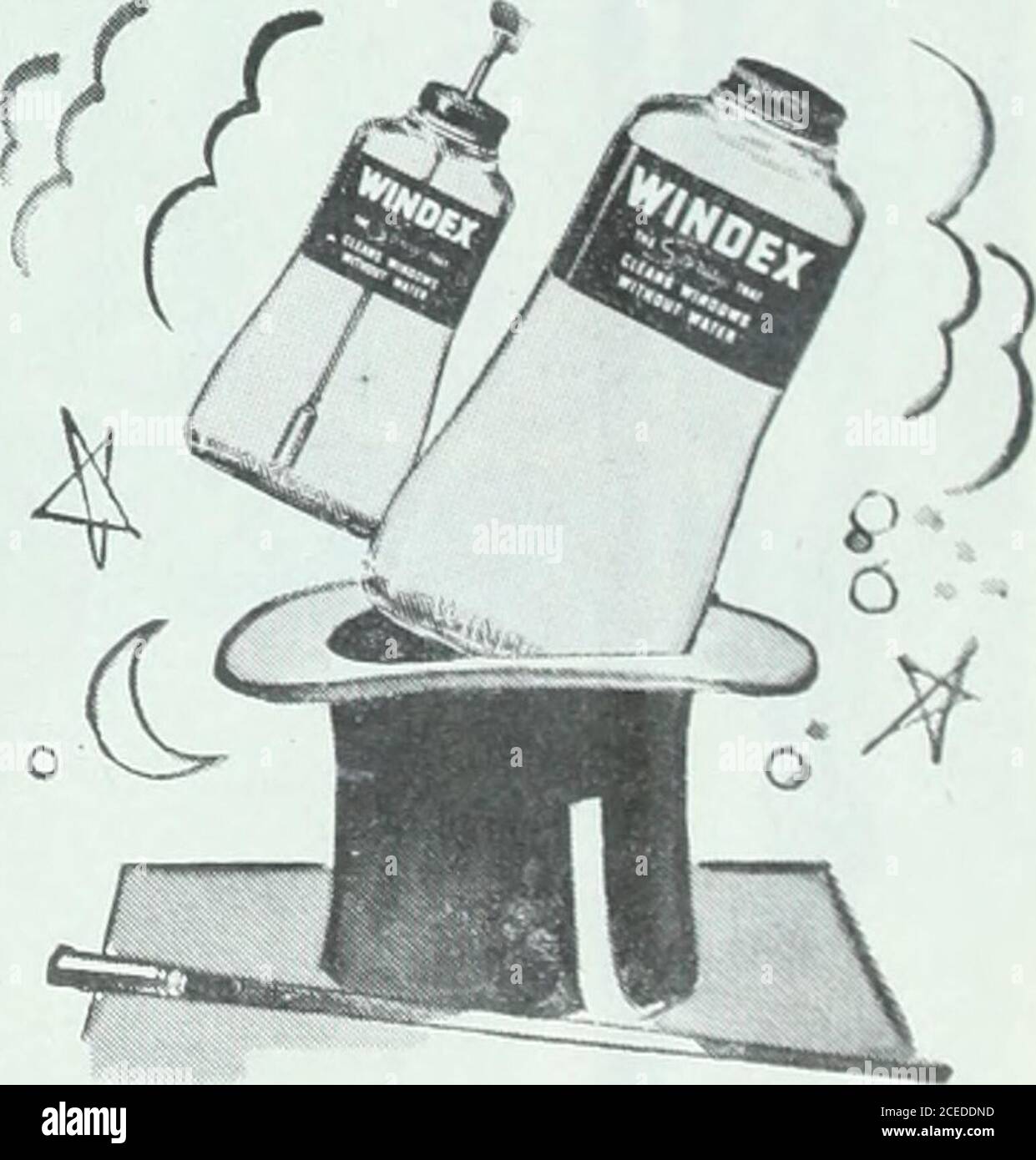 The Ladies' home journal. Just a spray, and just a wipe, Its easy and its  quick I. For cleaning every kind of glass, WINDEX does the trick! Copr.  1948. by The