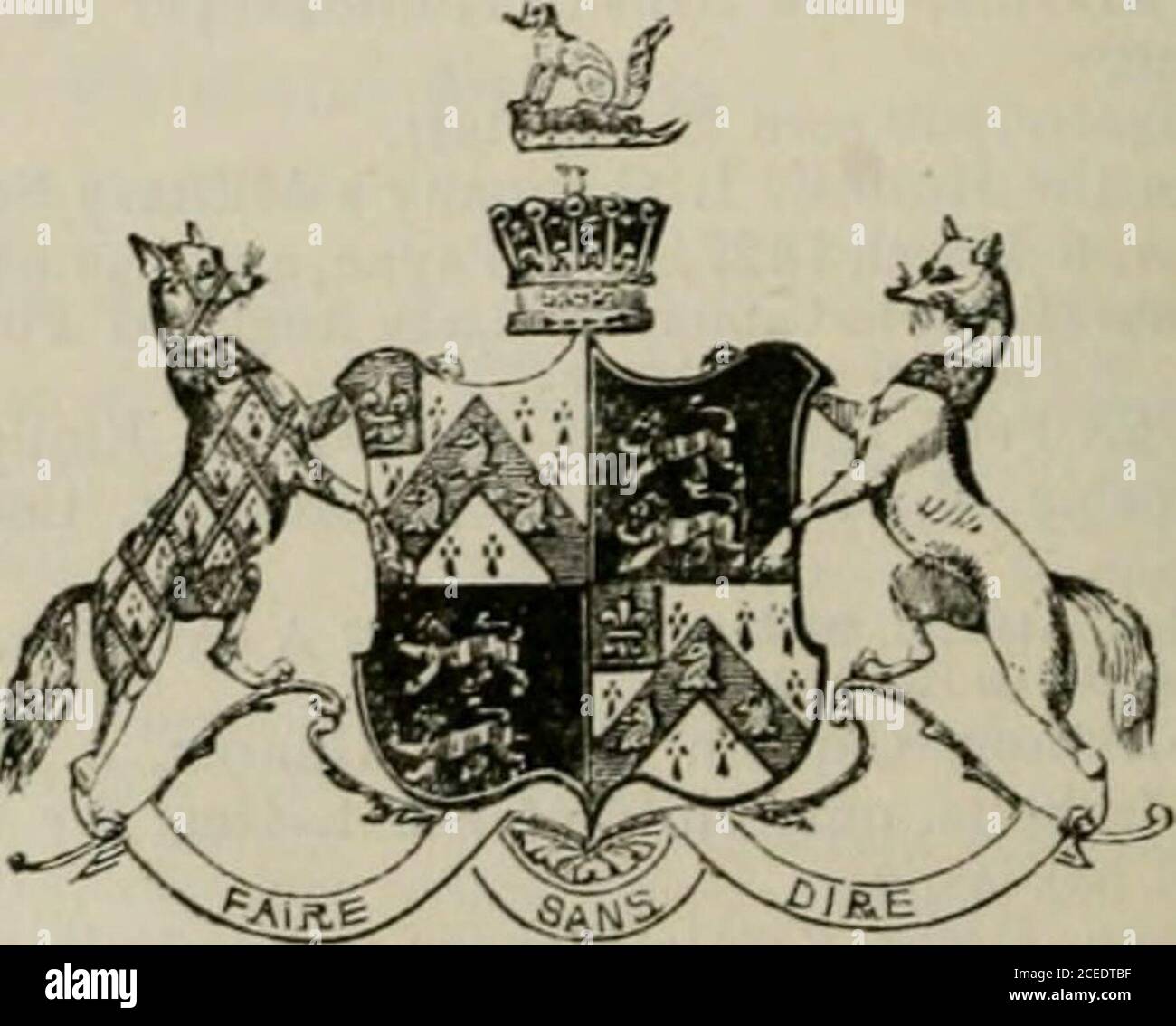. The peerage of the British Empire as at present existing : arranged and printed from the personal communications of the nobility. Gordon of Strathavon and Glenlivet 1660, Scotchhonours; Baron Meldrum of Morven in the United Kingdom, 1815. Bart. 1625. Genealogy.—See Genealogical Volume. Motto.—i^-auao, non astutia : By valour, not by craft—Bydand. Town Residence.—-li. Chapel Street, Grosvenor Place. Seats.—Xhoyne Castle, Aberdeenshire ; and Orton-Longueville, Huntingdon. Collateral ISranctcs. [Issue of the Hon. Lieut.-Col. John Gordon,eldest uncle of the present Marquis.] 1 John, Major-Gen. H Stock Photo