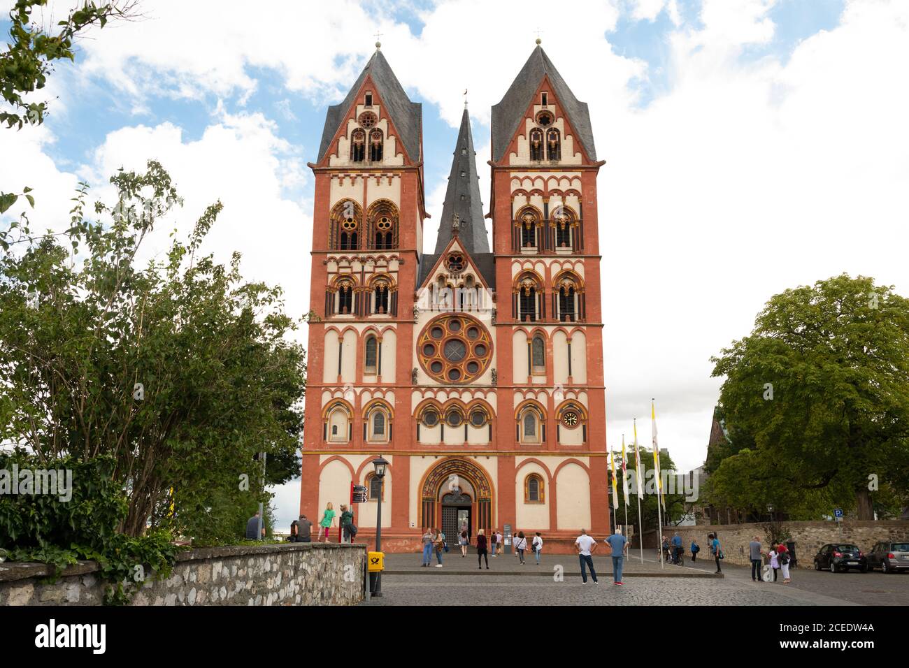 Limburg Cathedral, Limburg an der Lahn, Hesse, Germany Stock Photo