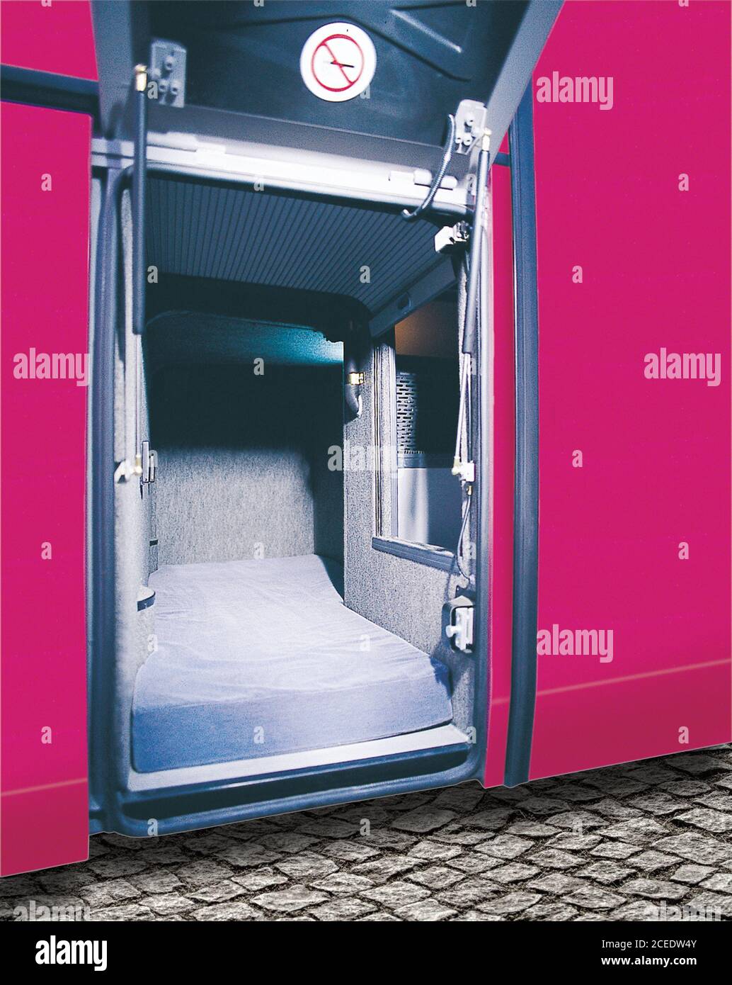 Special section called “Hilton” for resting the spare driver in 