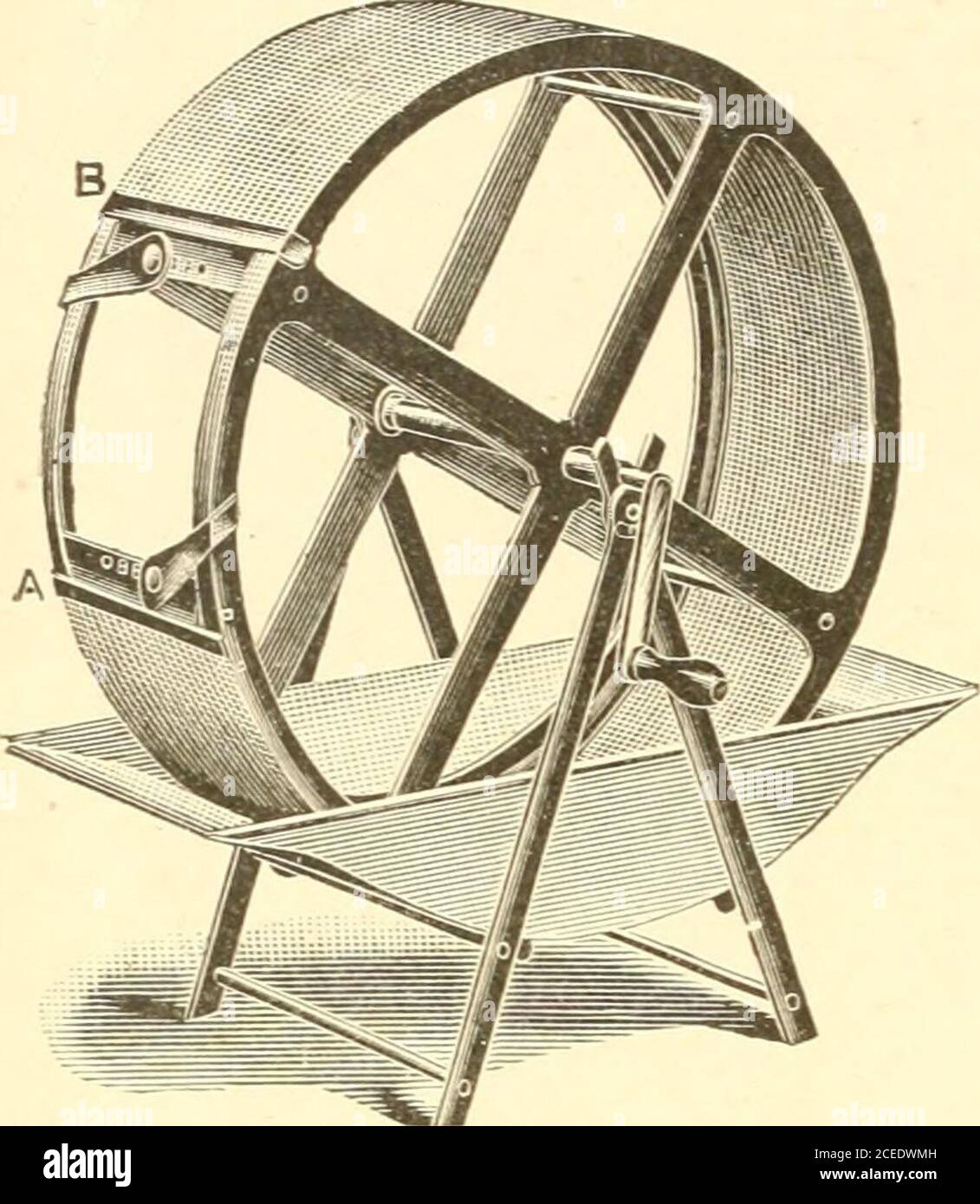 . The book of photography; practical, theoretical and applied. of dish shown by Fig. 193, inwhich the film is passed under the twobridges at each end, complete immersionin the developer thus being assured.Another device is shown by Fig. 194, where the film is drawn under a bent rod, cann-ing a revolving roller, which may be ad-justed to any height to suit different depths &gt; Z^ a Fis 194.—Bent Eod Arrangement for Develop-ing Films. of solution. There are also other devicesfor the purpose. One of these is in theform of a revolving drum, round theperiphery of which the film is fastened,by the Stock Photo