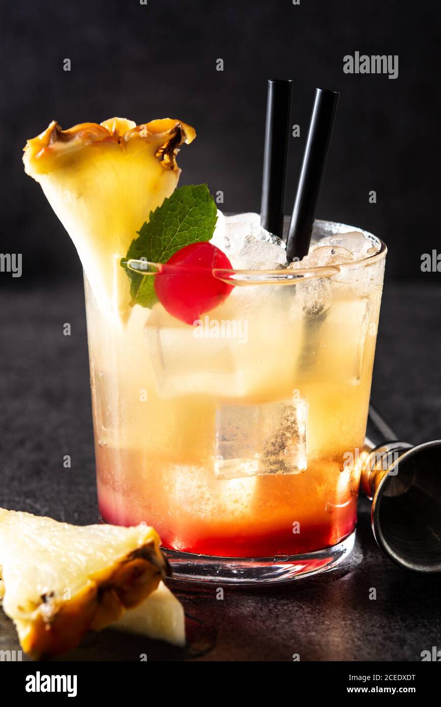 Mai Tai Cocktail High Resolution Stock Photography And Images Alamy