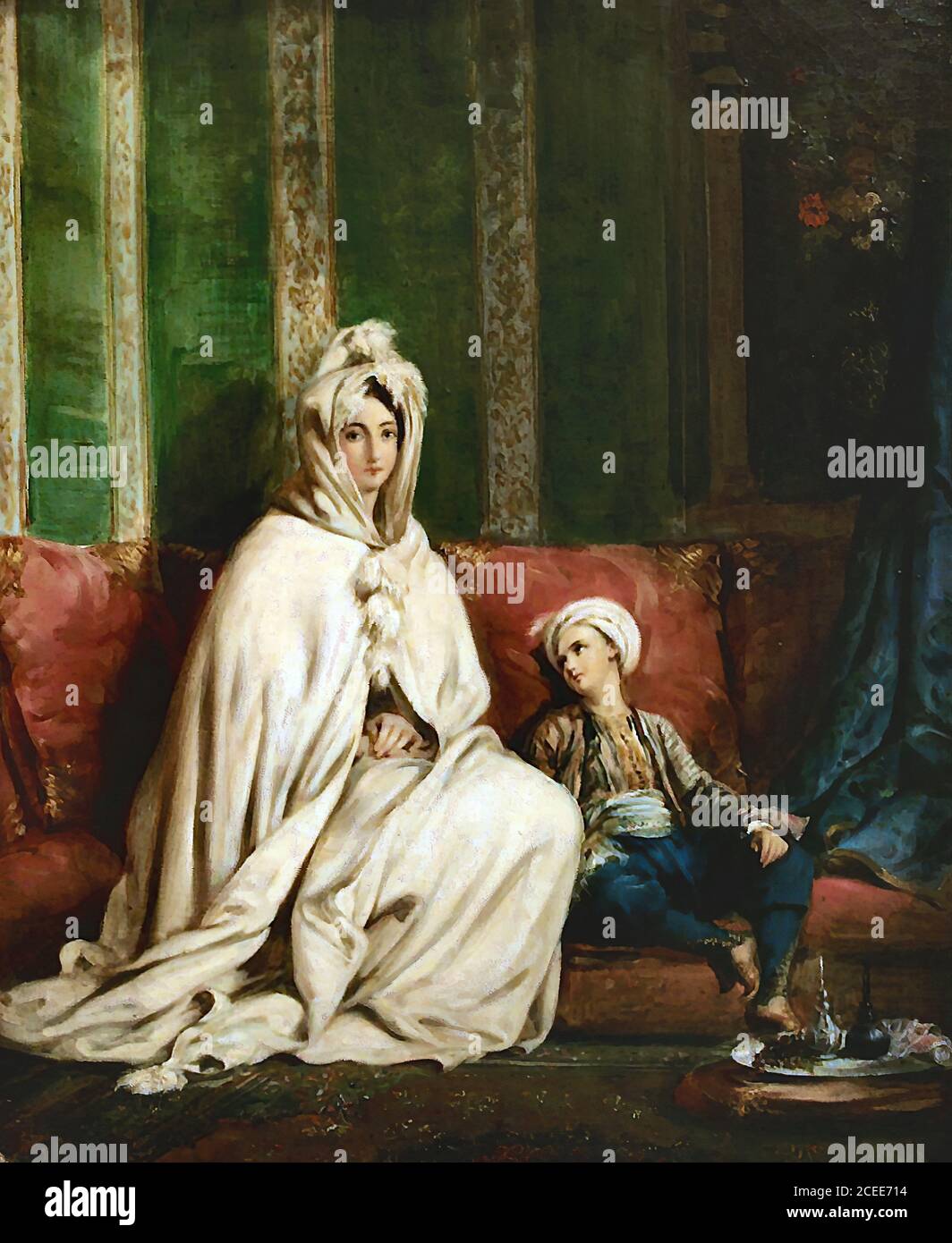 Colin Alexandre Marie - Orientale 1 - French School - 19th Century ...