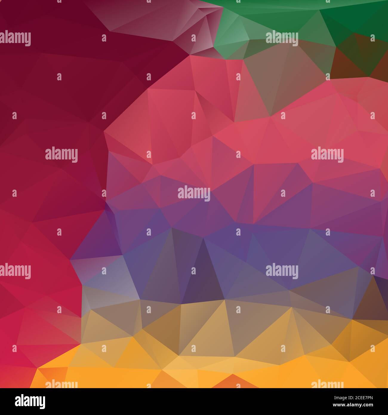 Multicolor Abstract Low Poly Geometric Polygonal Background Vector Illustration Stock Vector