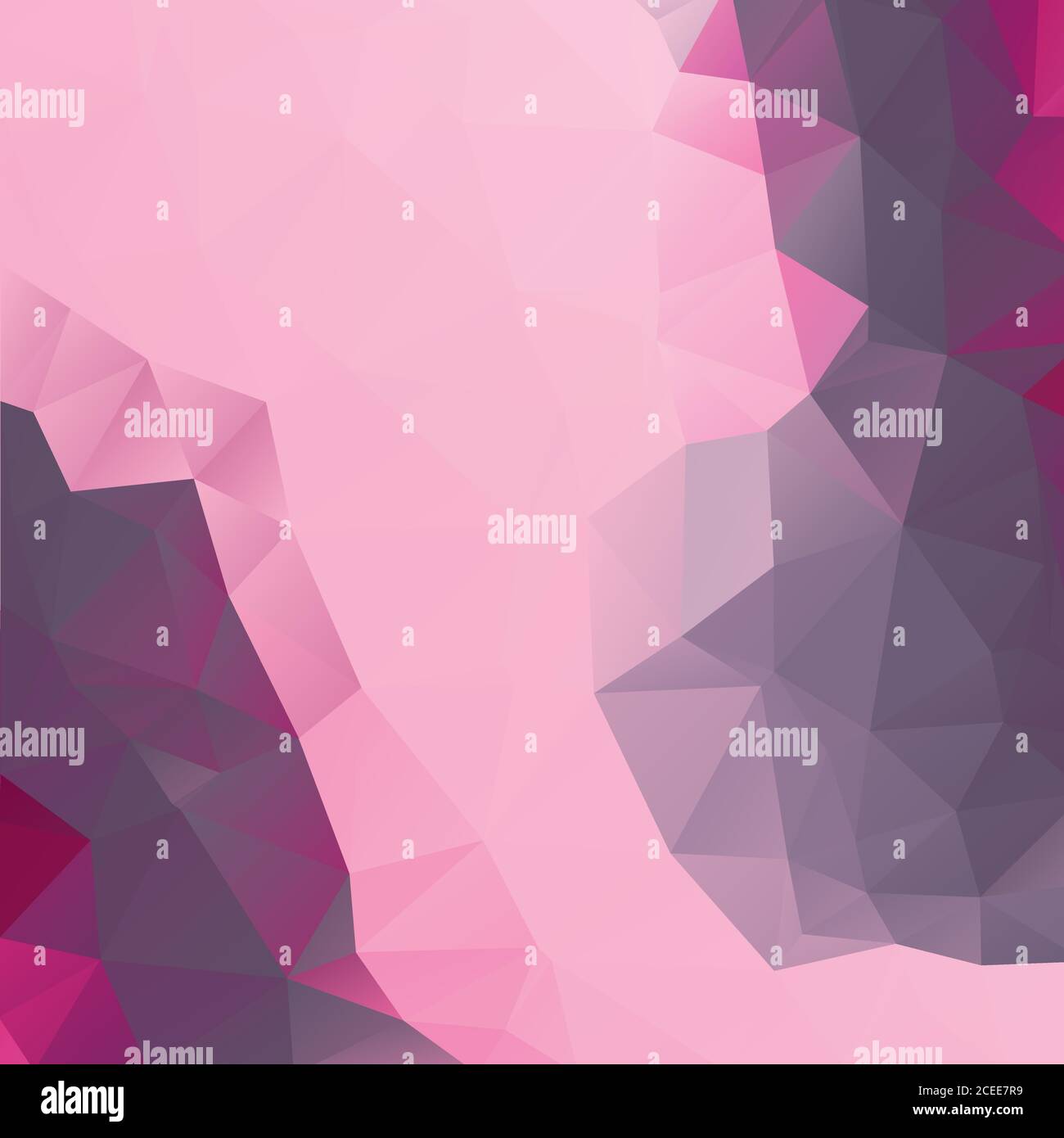 Modern Grey & Purple Triangular Shapes On Soft Abstract Low Poly Geometric Polygonal Background Vector Illustration Stock Vector
