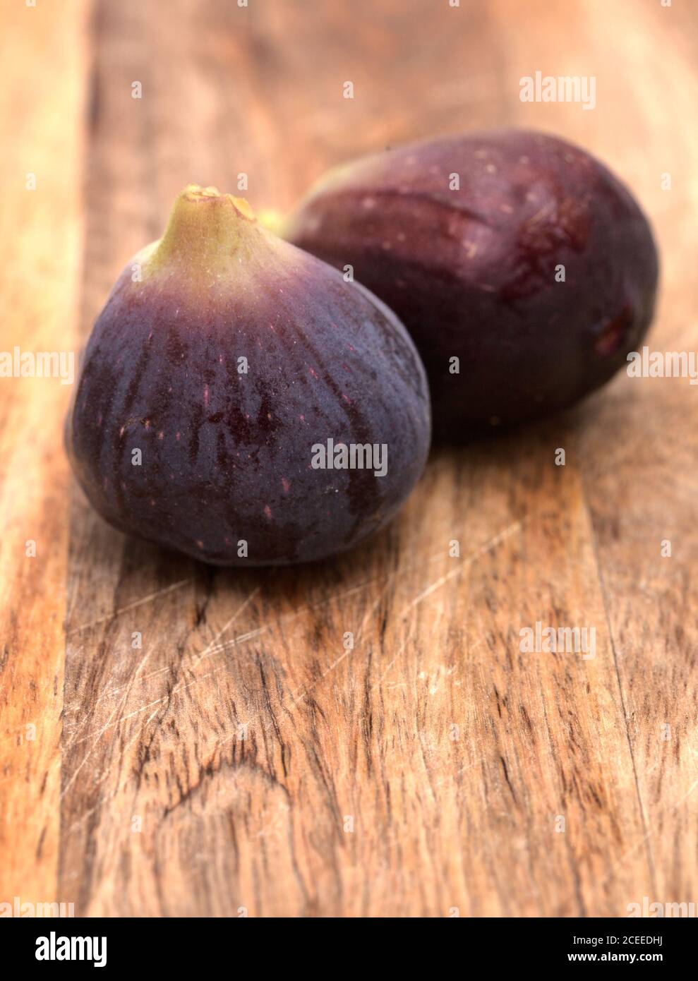 Agriculural produce of Gran Canaria - figs on trivet board Stock Photo