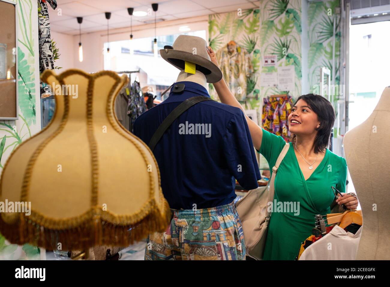 Choosing clothing hi-res stock photography and images - Alamy