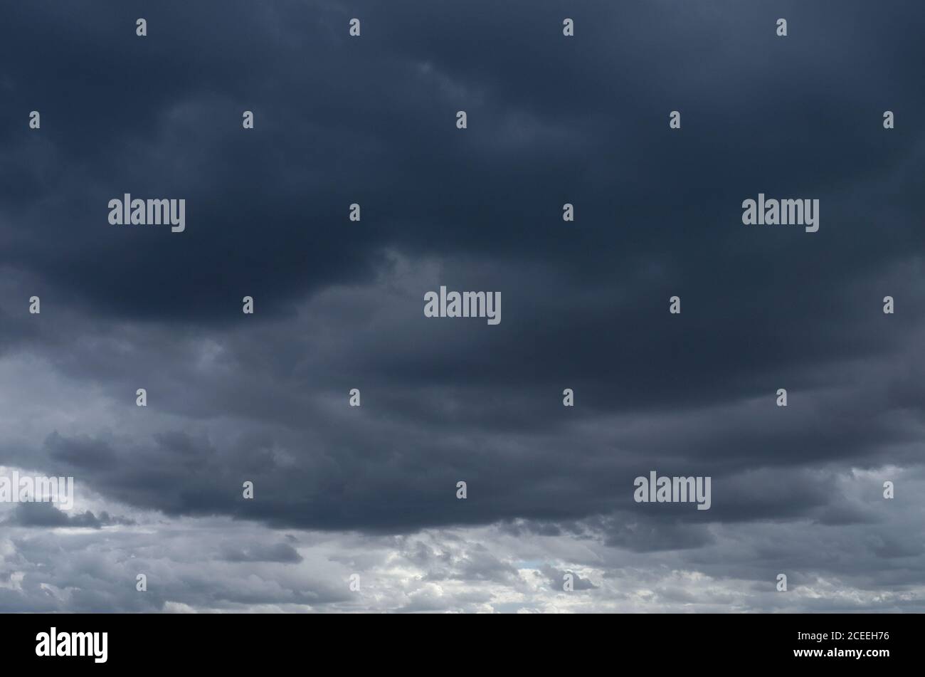 dark grey stormy sky, norfolk, england Stock Photo