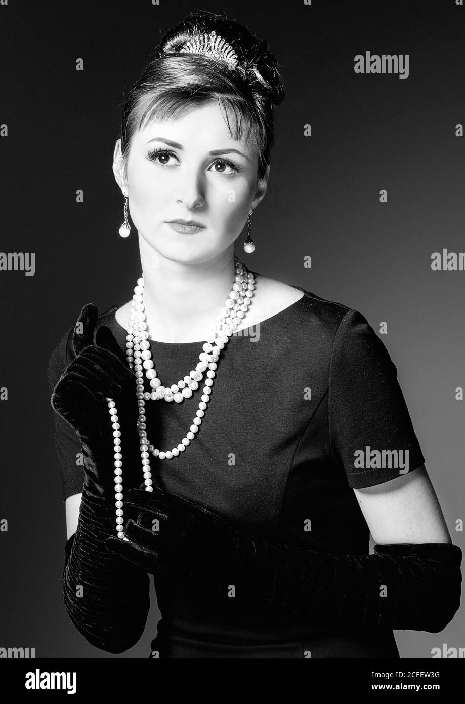 sachin and babi light blue dress The Legacy of Audrey Hepburn's Givenchy Little Black Dress main image 0