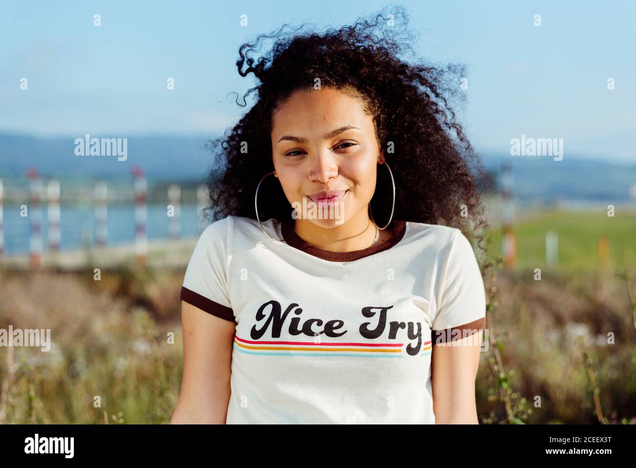 Cheerful african american woman in hi-res stock photography and images ...