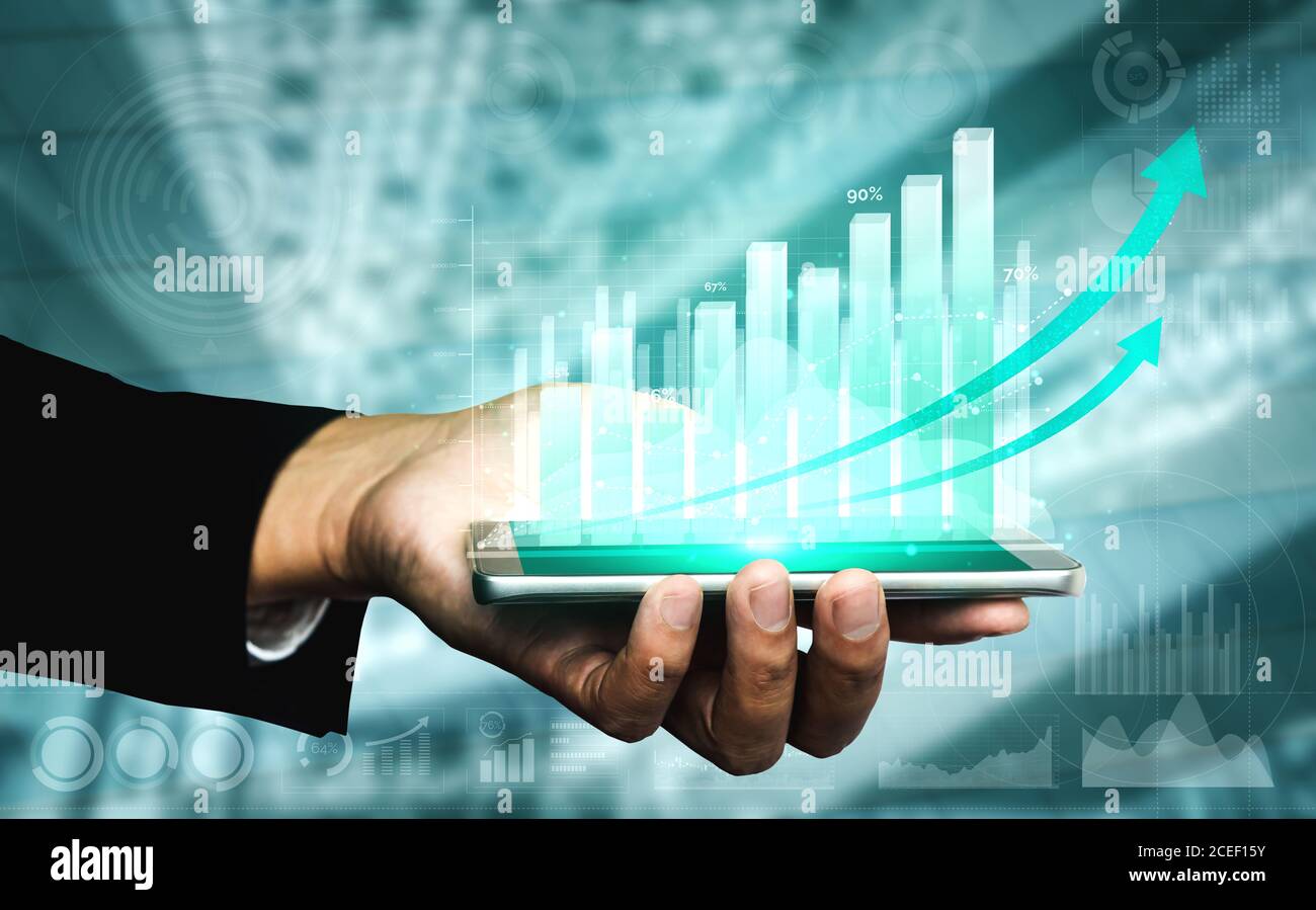 Profit increase visualization hi-res stock photography and images - Alamy