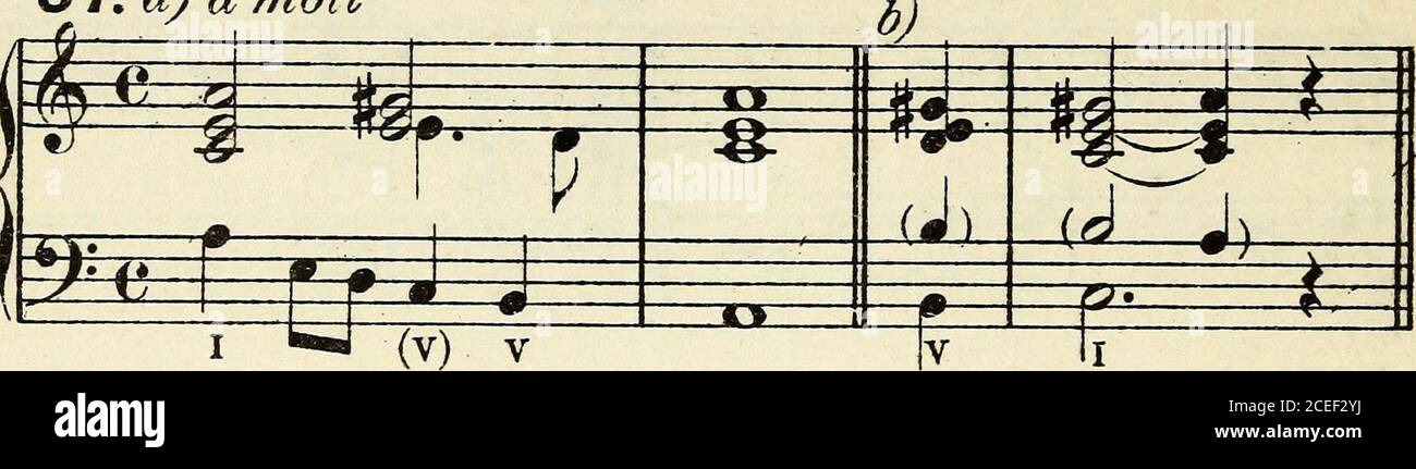 Harmonielehre Iv V Iv V 50 Cadenz Von C Diir Oder 7noll I Mm Na 51 Tonleiter Amoll I V V52 Cadenz Fa Mouh Pf Pg Pi3 G Jg