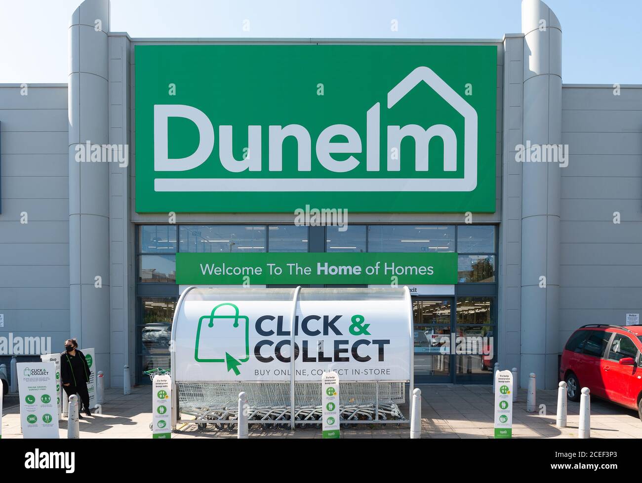 Slough, Berkshire, UK. 1st September, 2020. Homewares retailer Dunelm has reported an increase in sales of 59% during July following the reopening of their stores after the Coronavirus lockdown. Pictured Dunelm at the Bath Road Westgate Retail Park in Slough. Credit: Maureen McLean/Alamy Live News Stock Photo