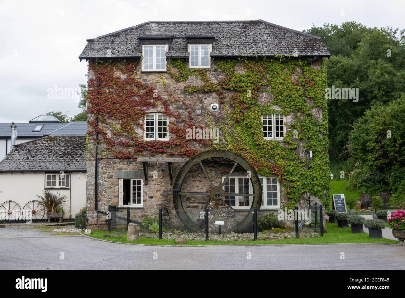 Turtley Corn Mill Restaurant, Avonwick, Devon Stock Photo