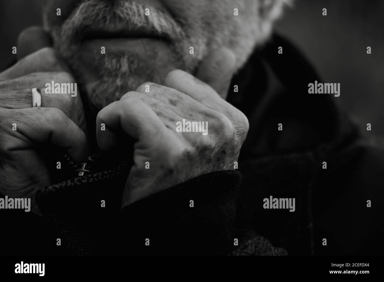 Elderly black man hi-res stock photography and images - Alamy