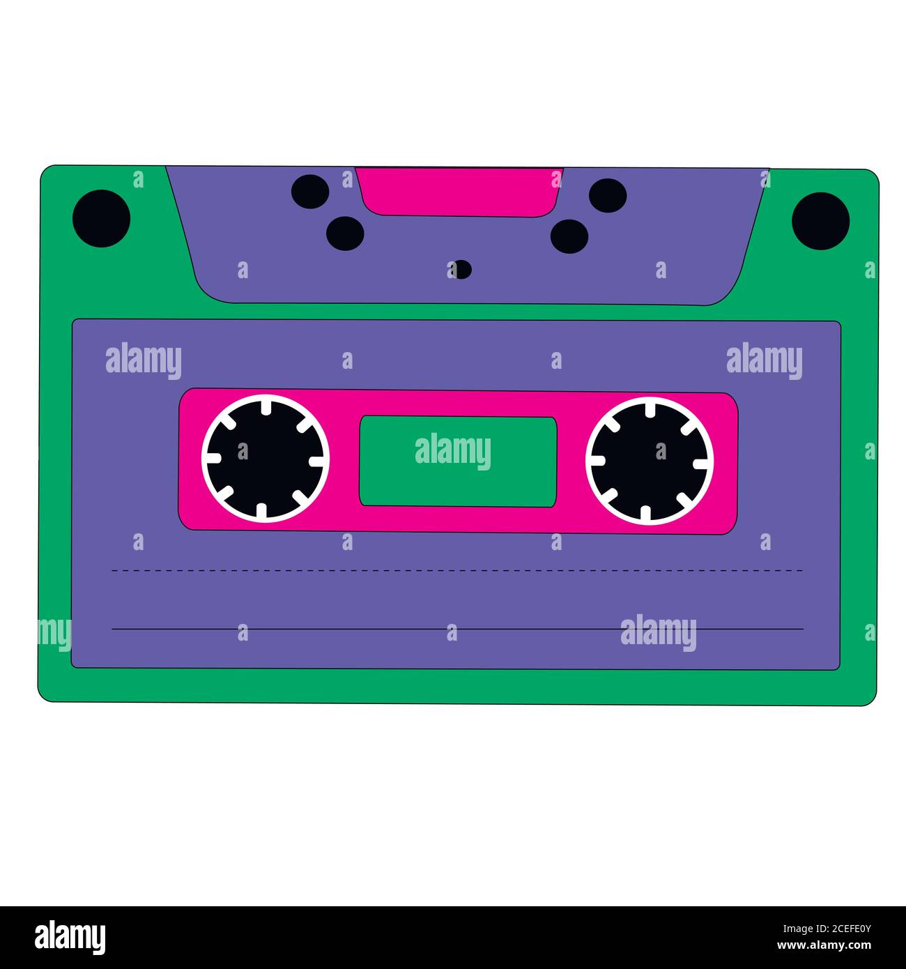 Cartoon cassette tape hires stock photography and images Alamy