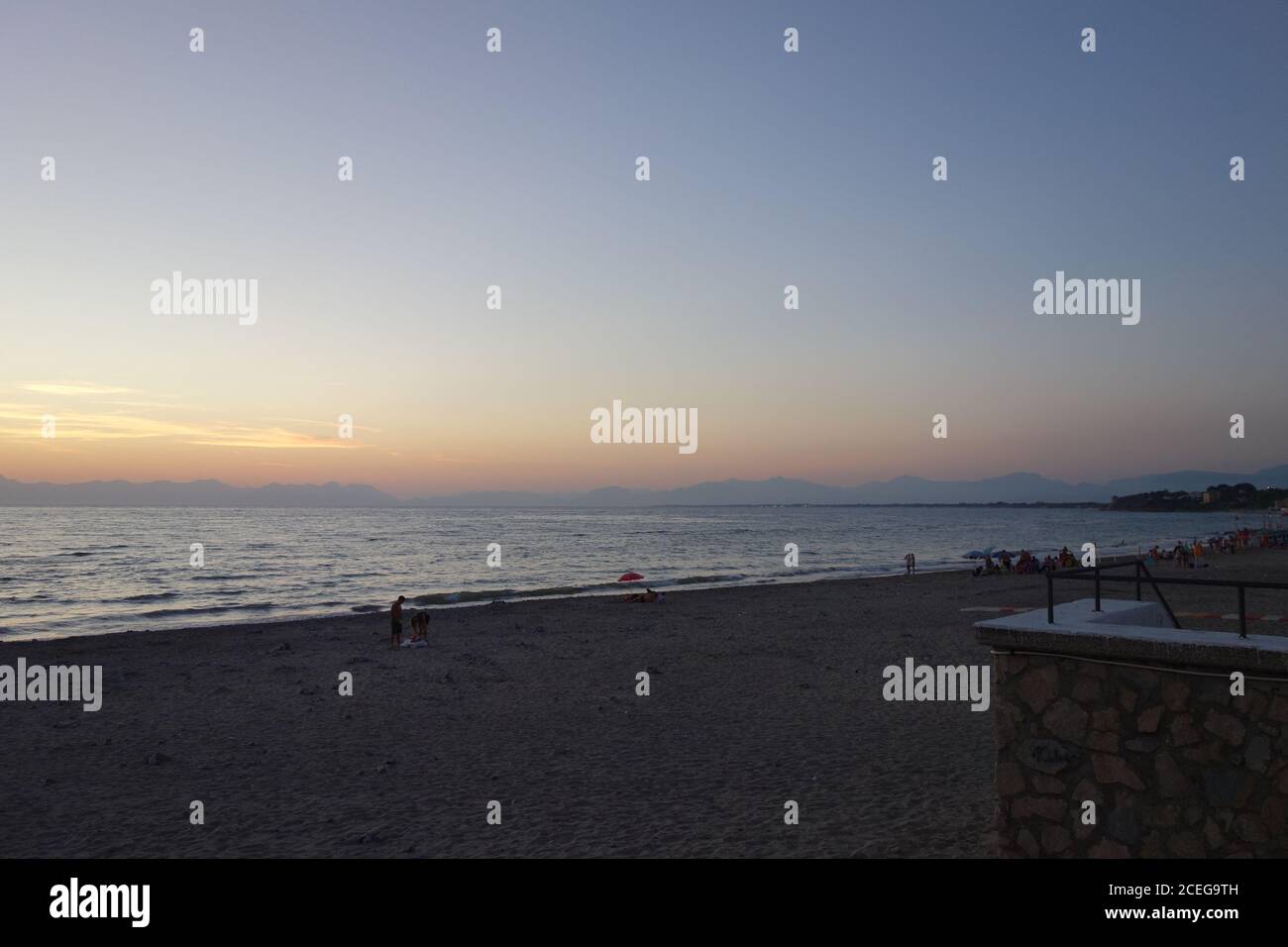 Agropoli beach on the Cilentan coast, Italy Stock Photo - Alamy