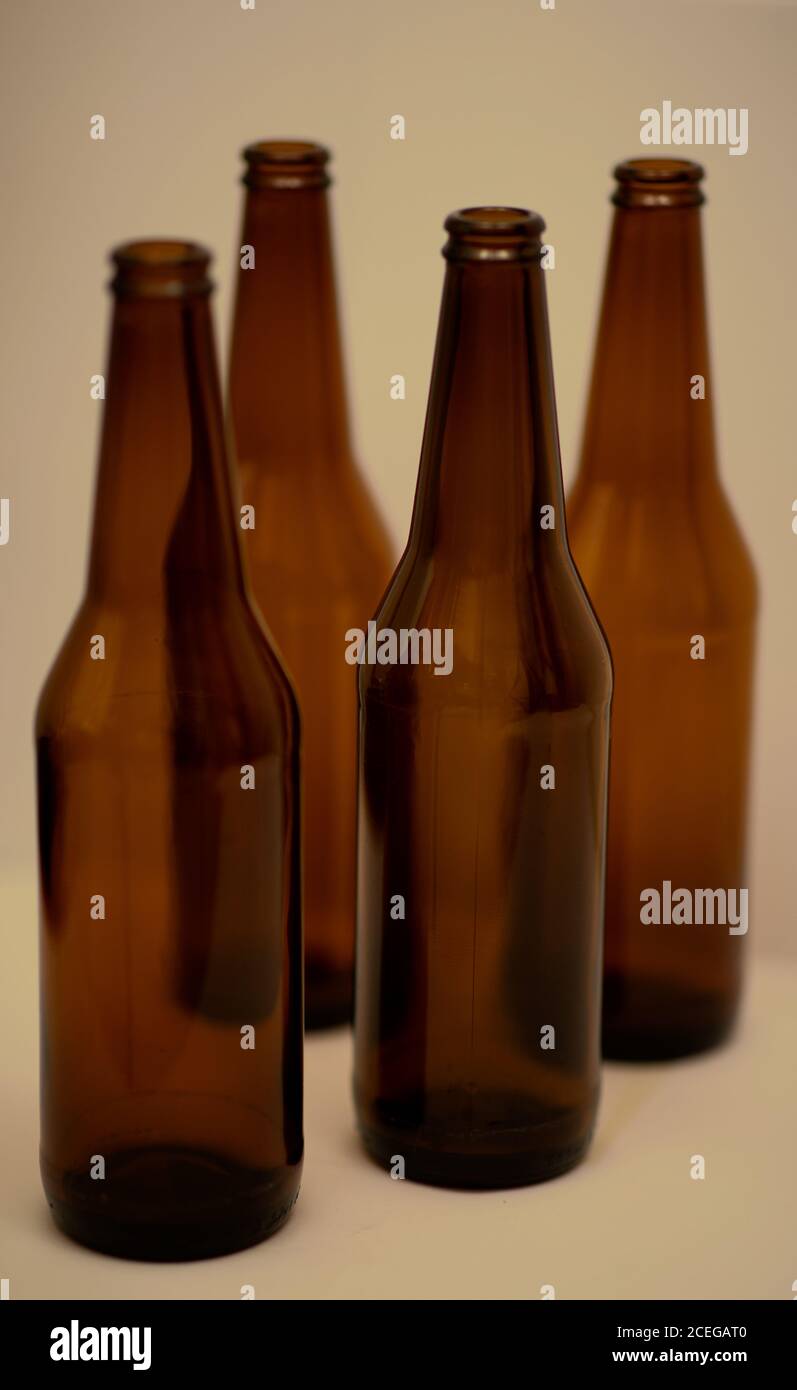 Empty alcohol bottles table hires stock photography and images Alamy