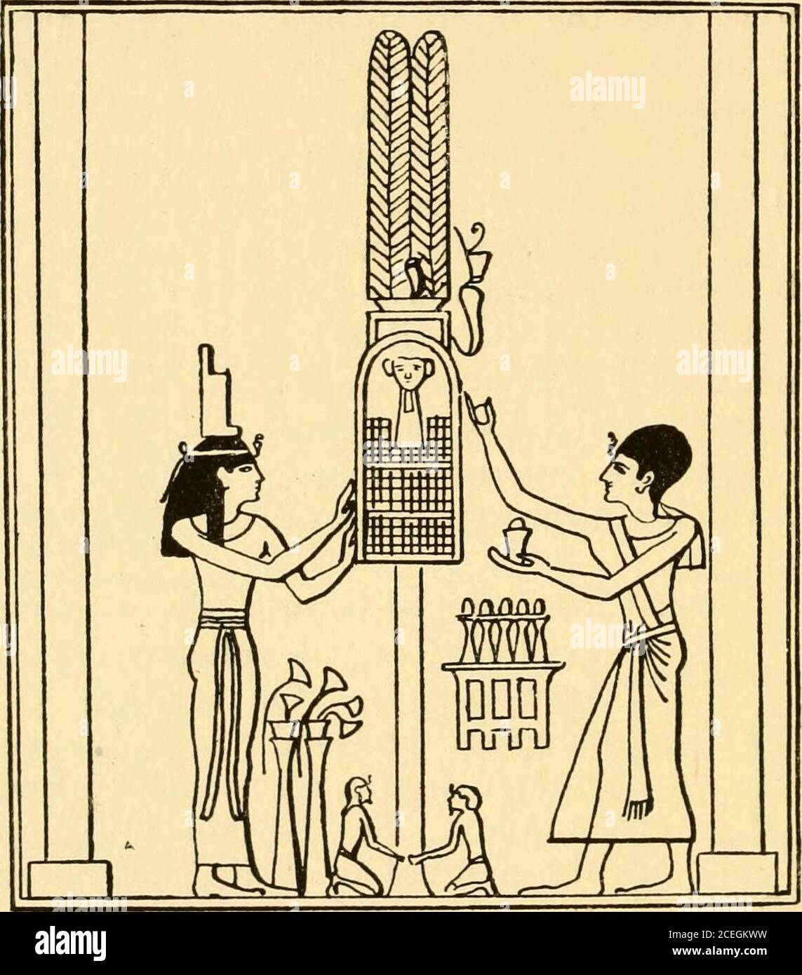. Osiris and the Egyptian resurrection;. 4. Tet as an old man. um.n ...