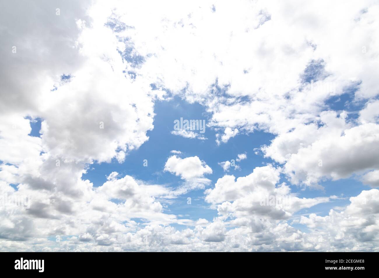 Beautiful blue sky with cloudy background and texture Stock Photo - Alamy