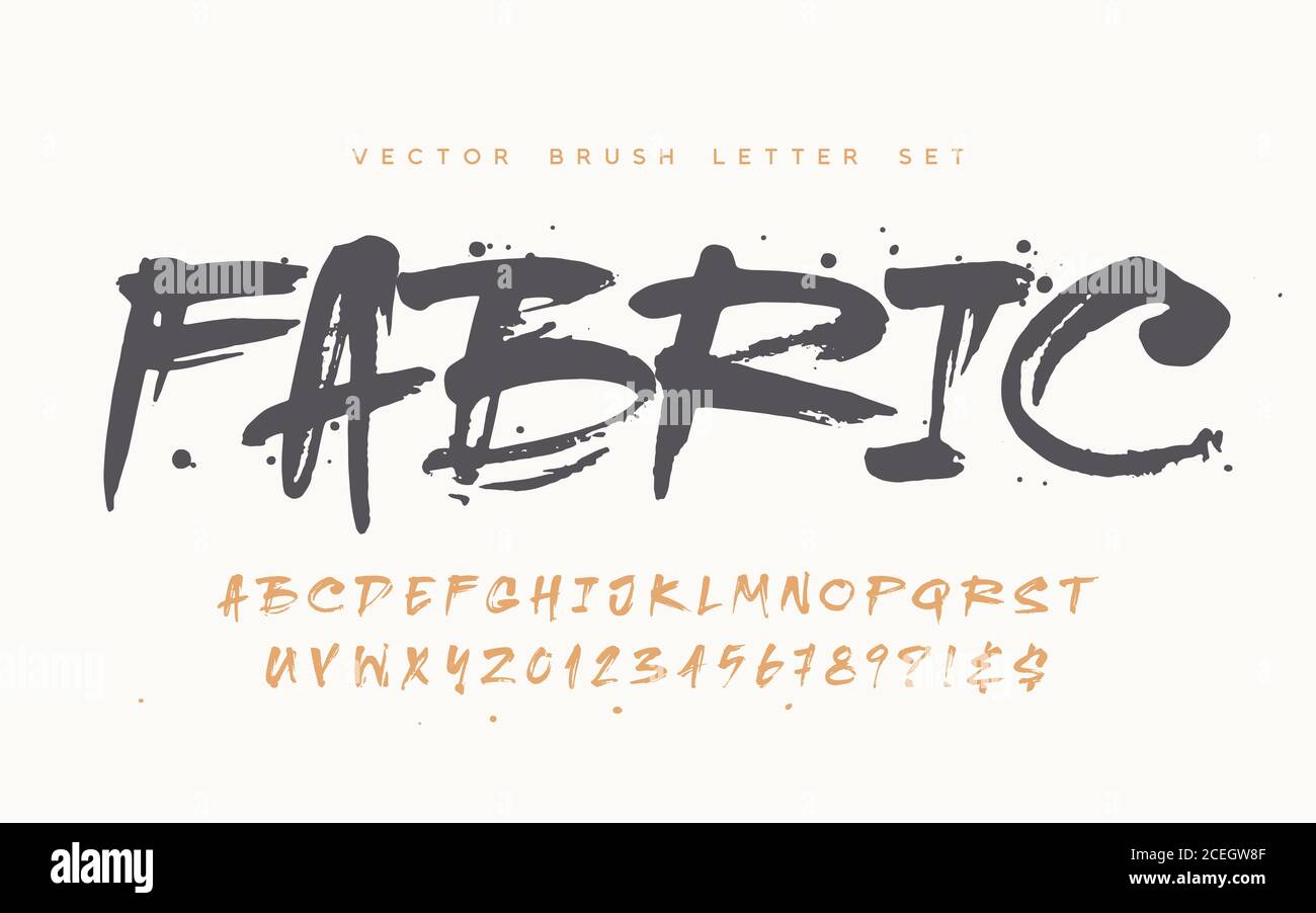 Graffiti splash vector alphabet, font, grunge text. Abc spray effect  illustration Stock Vector Image & Art - Alamy