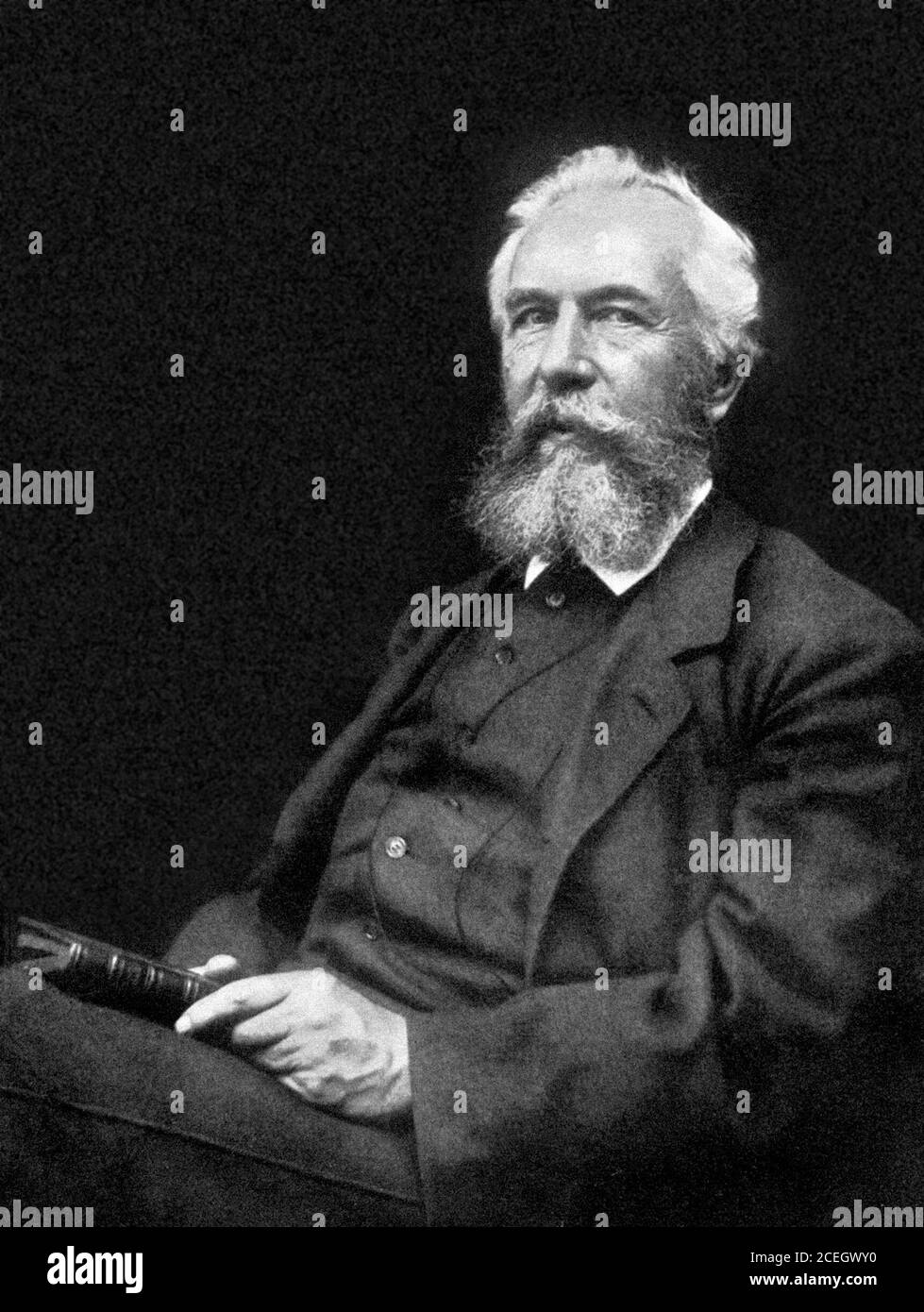 Ernst Haeckel, 1896. Portrait of the German artist and scientist, Ernst Heinrich Philipp August Haeckel (1834-1919). Stock Photo