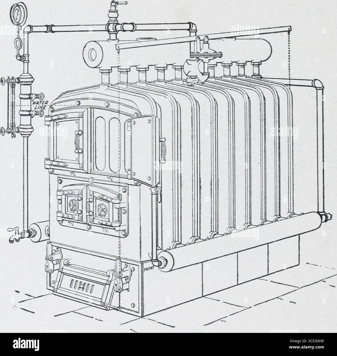 Cyclopedia of architecture, carpentry, and building : a general reference  work. y and volume between hot and coldwater. Water is at its greatest  density at about 39 degrees F. Whenheated its, image size:1300x1372