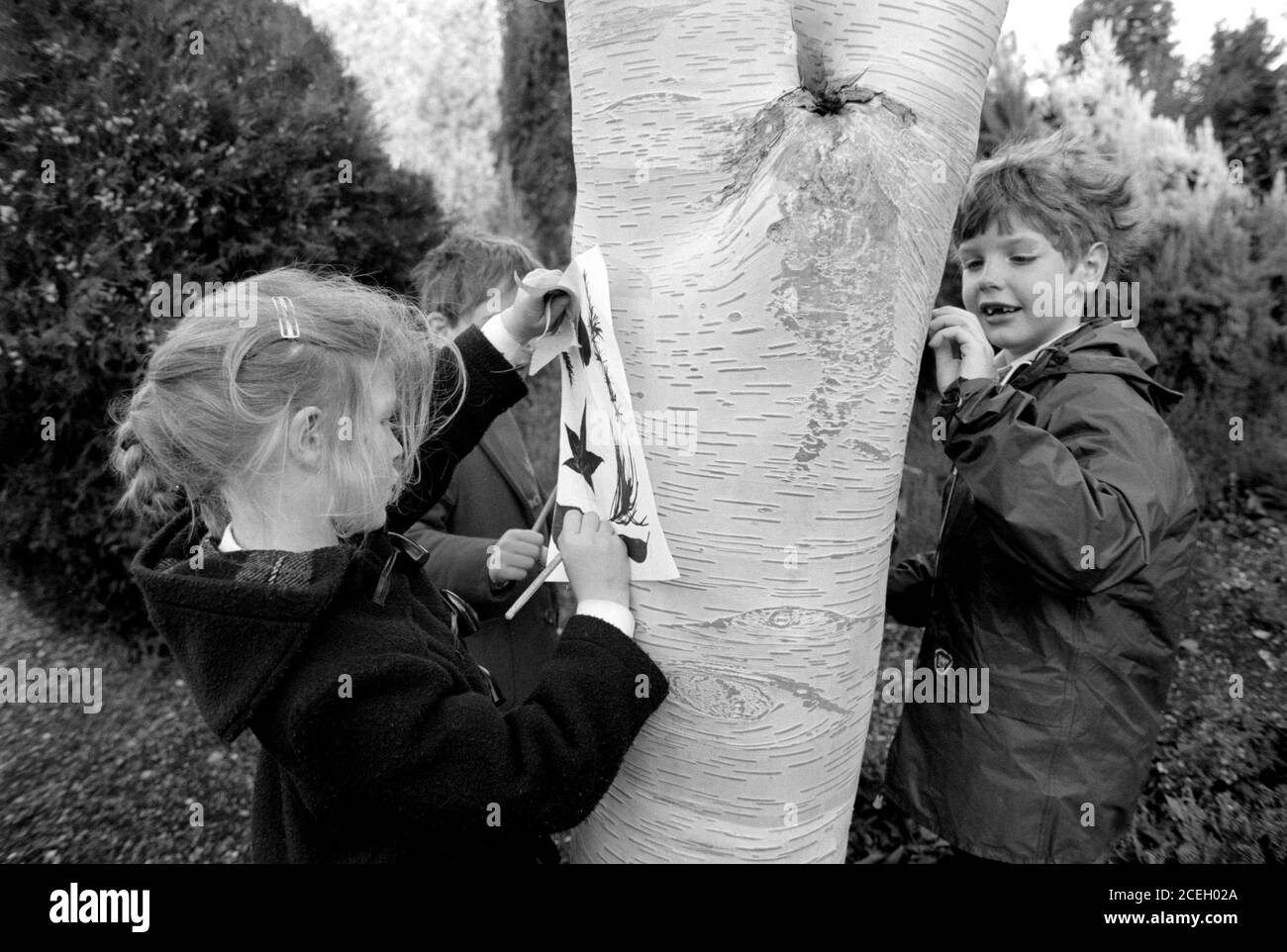 Primary school pupils visiting Hillier’s Arboretum Education Centre near Romsey in Hampshire. 04