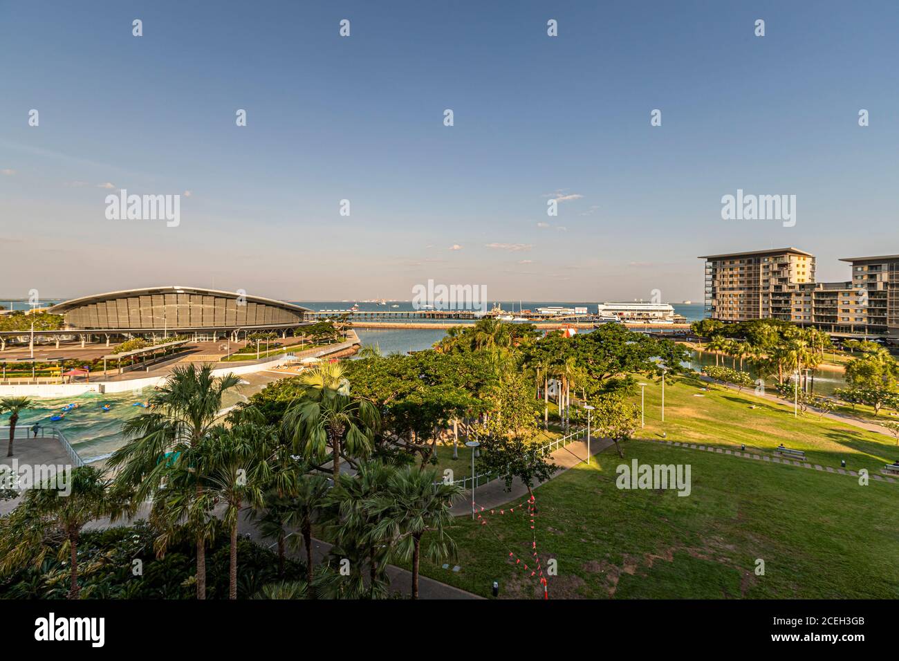 Darwin Waterfront Precinct: Convention Centre Stock Photo