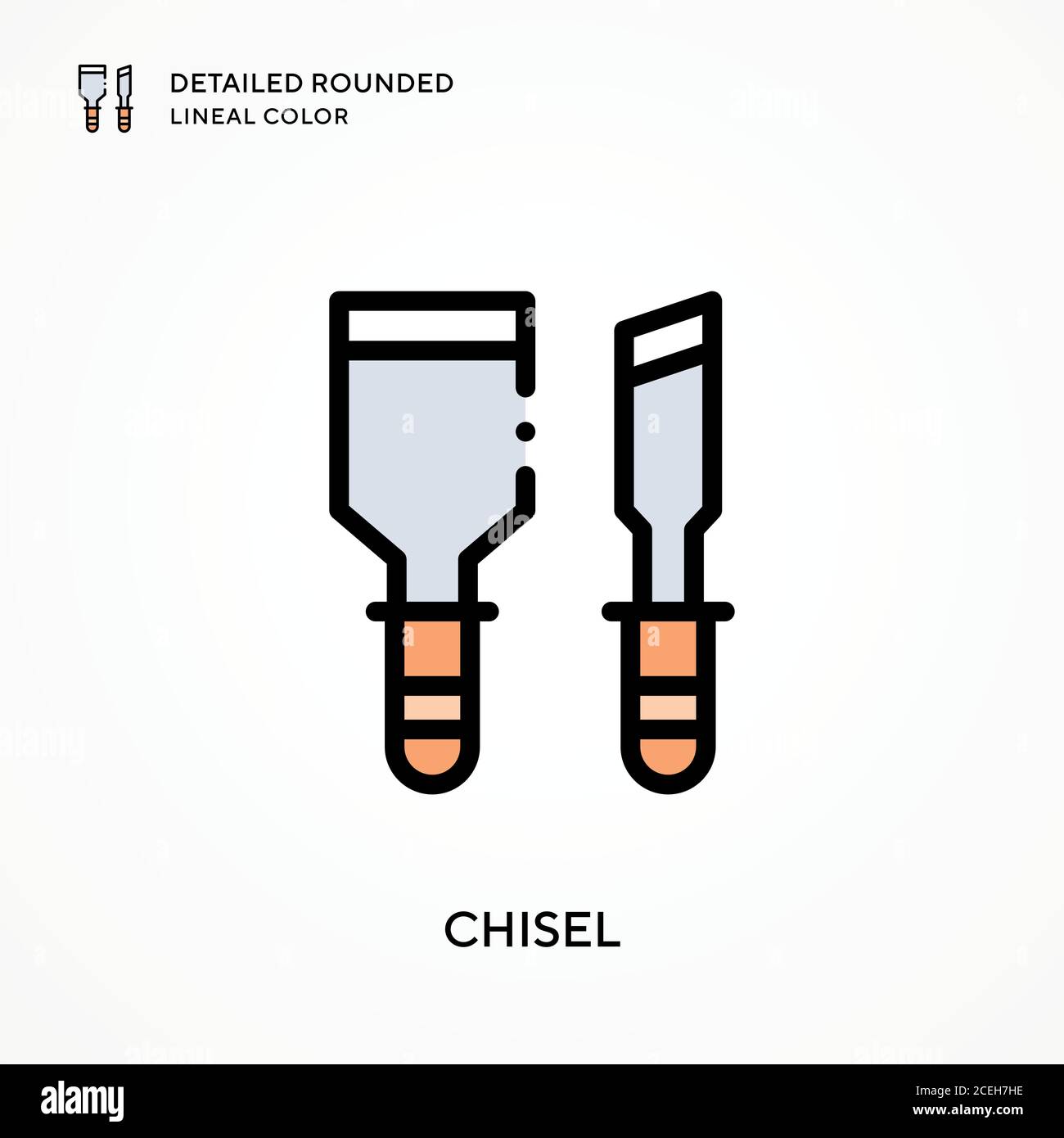 Chiseled blade Stock Vector Images - Alamy