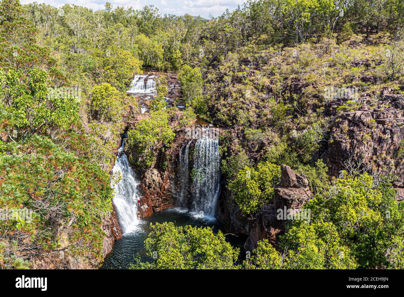 Florence Falls in Northern Territory of Australia Stock Photo