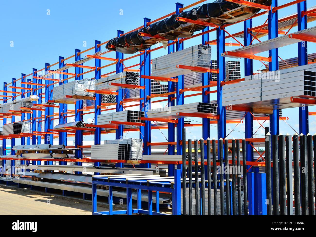 Warehouse Cantilever Racking Systems for storage Aluminum Pipe or