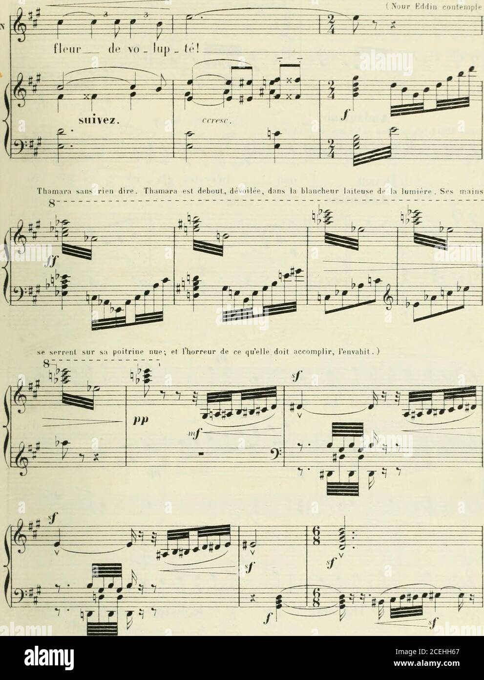 Thamara; opéra en quatre tableaux. Poème de Louis Gallet. Partition réduite  pour chant & piano par Van den Heuvel. Poco animato 113 Nour E I fin CO. a  ^V ^Afgfp^=fi --?