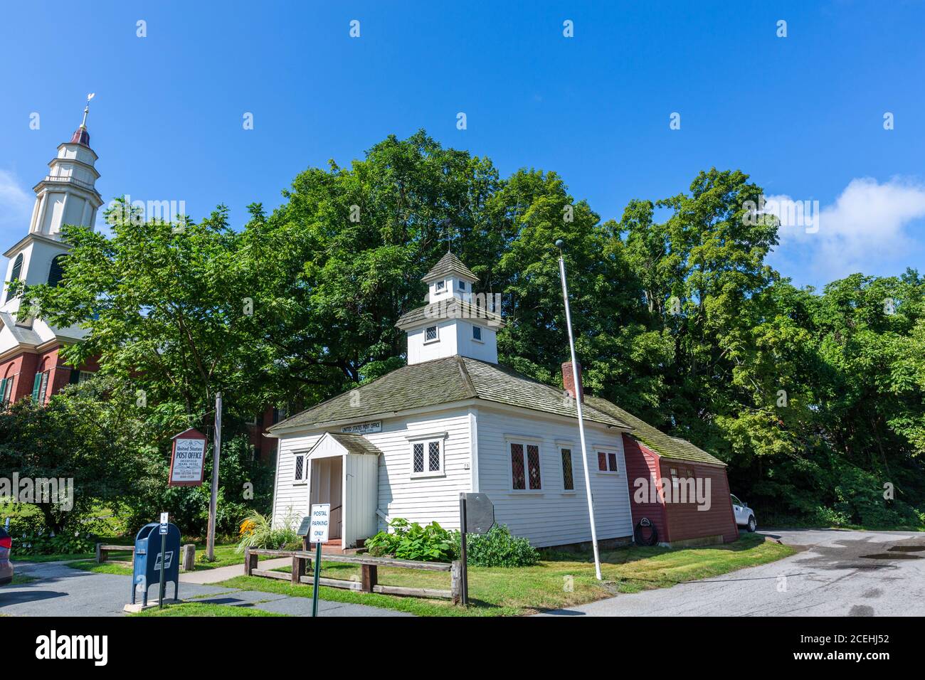 Post office, Historic Deerfield, Deerfield, Massachusetts, USA Stock