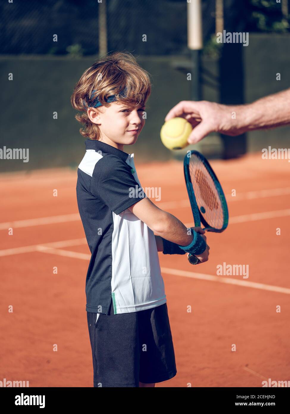 Ball Boy Holding Tennis Ball High Resolution Stock Photography And Images Alamy