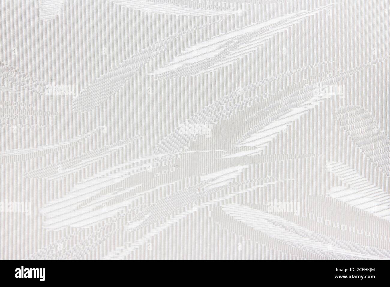 white textured curtain fabric