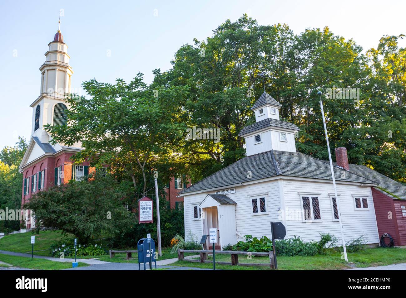Post office, Historic Deerfield, Deerfield, Massachusetts, USA Stock