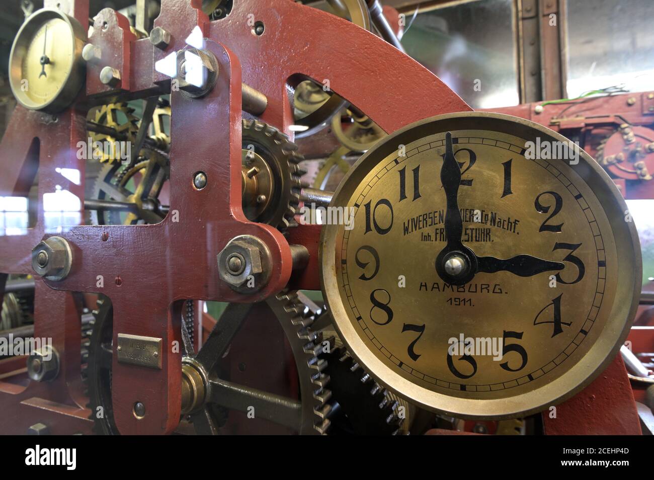 Mechanical time emitter. Mechanischer Zeitgeber. Stock Photo
